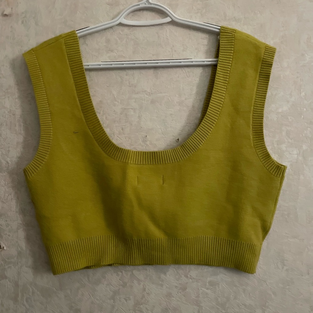 Maeve by Anthropologie women's large sleeveless crop sweater - Picture 4 of 5